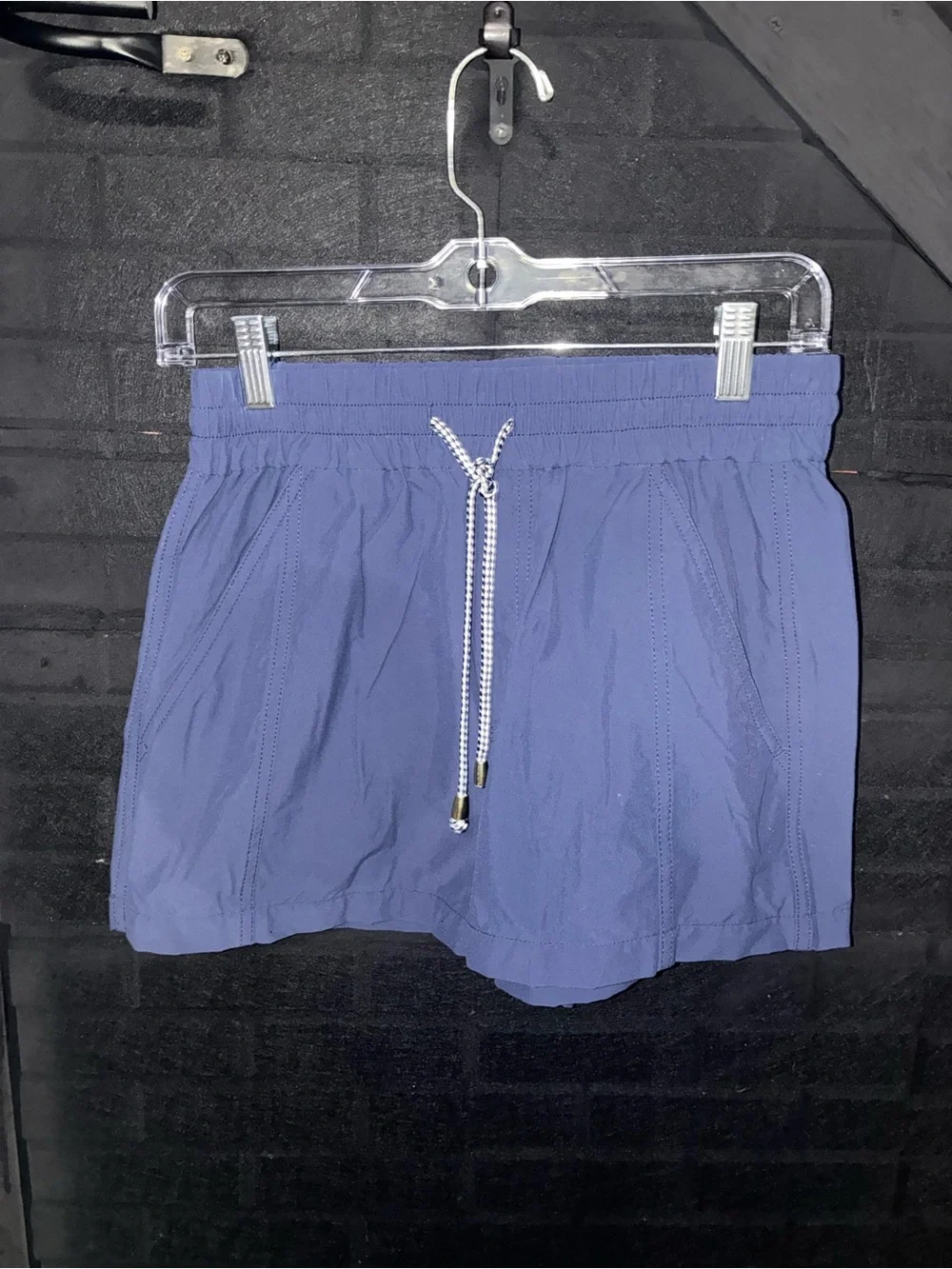 J.Crew Women’s Navy Blue Swim Shorts Drawstring Quick Dry Size XS